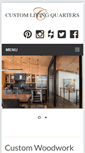 Mobile Screenshot of customlivingquarters.com